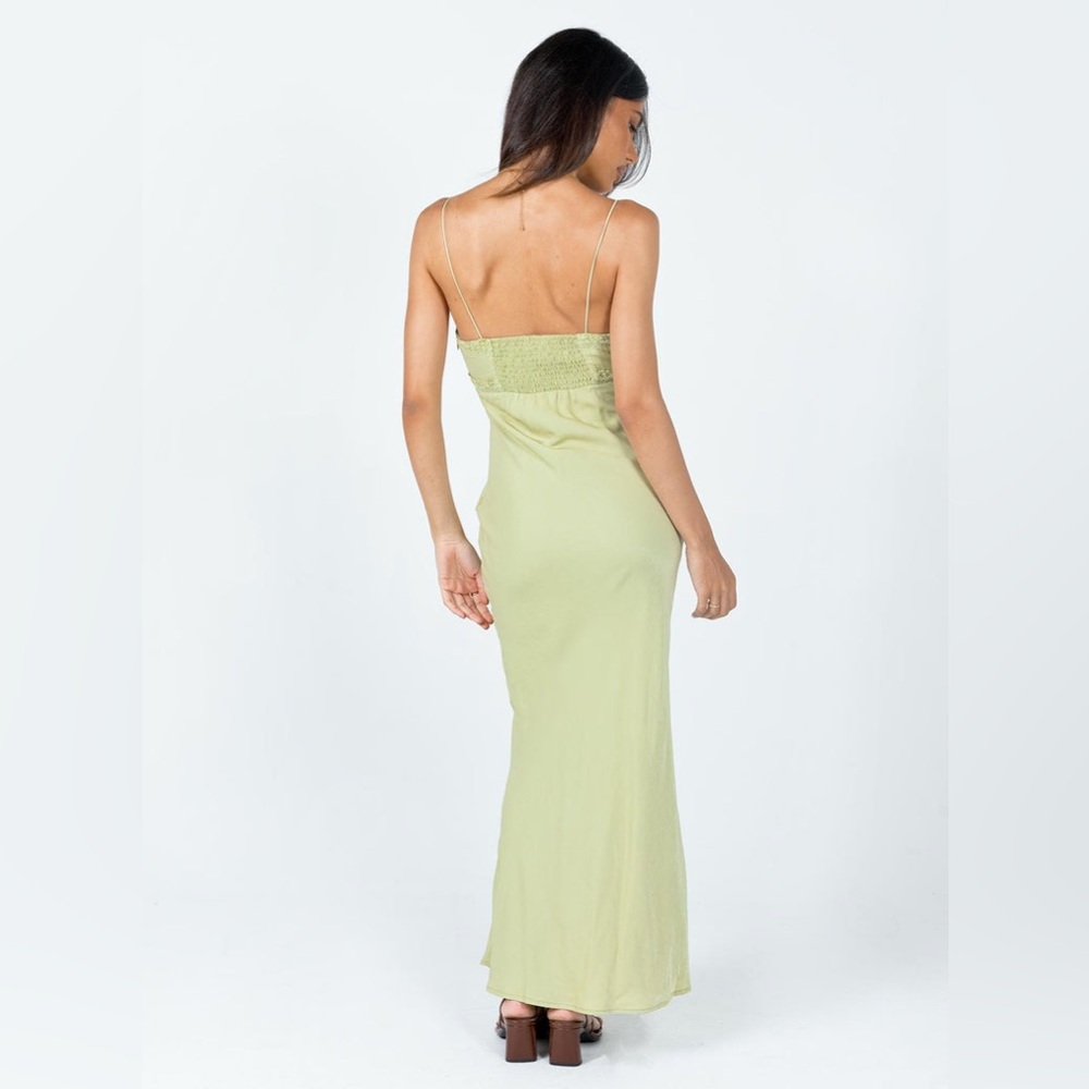 Princess Polly Emily Maxi Dress in “Green” Size US 2 | Slip Dress Lace Detailing - Picture 4 of 16